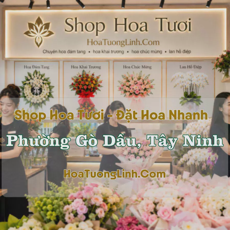 Giao Hoa Tươi Phường Gò Dầu, Tây Ninh - Liên Hệ Chọn Mẫu