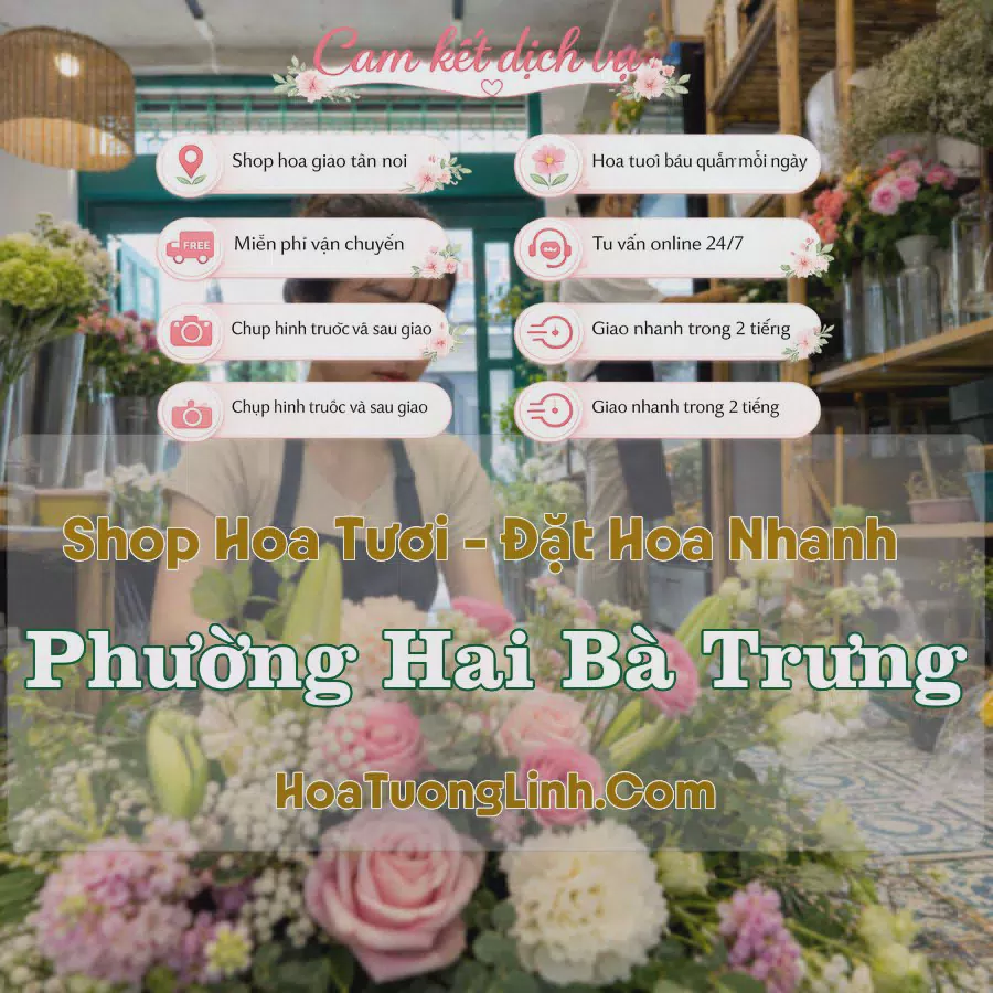 Shop Hoa Tươi Phường Hai Bà Trưng - Hà Nội