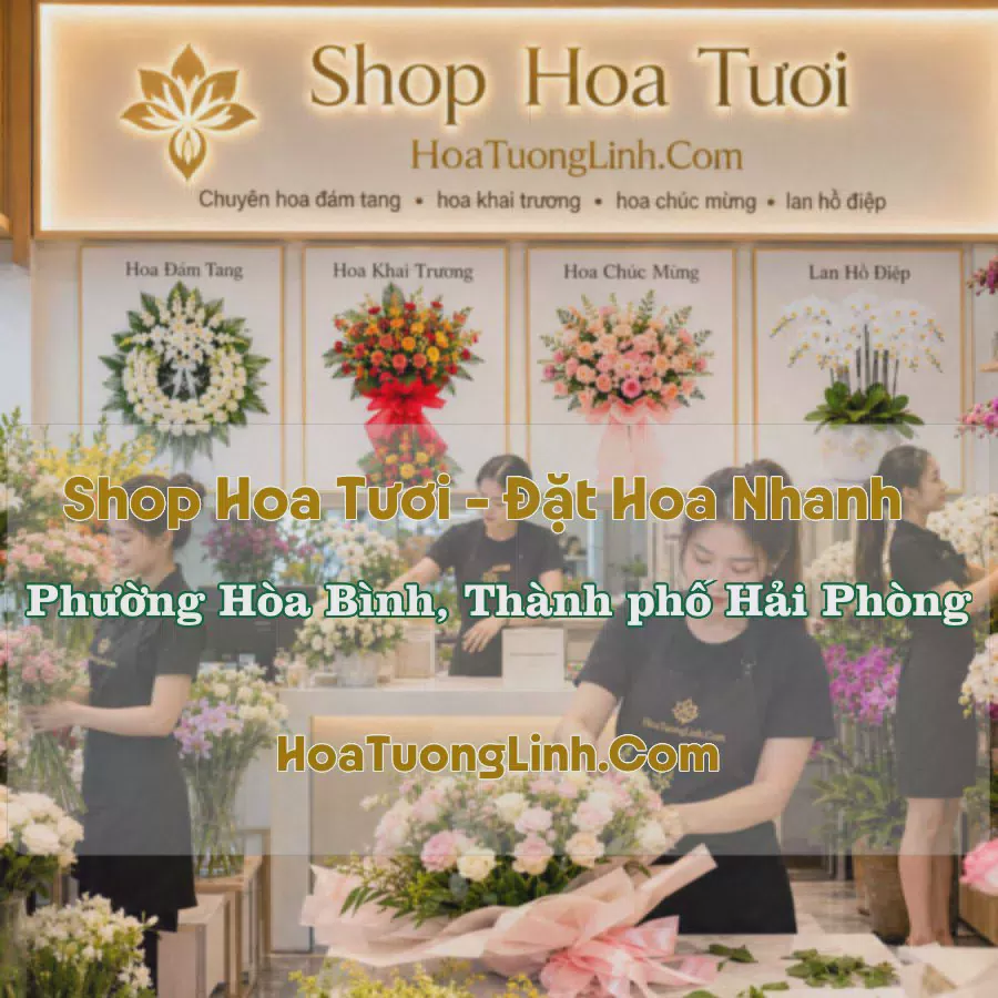 Tiệm Hoa Tươi Phường Hòa Bình, Hải Phòng - Đặt Hoa Online