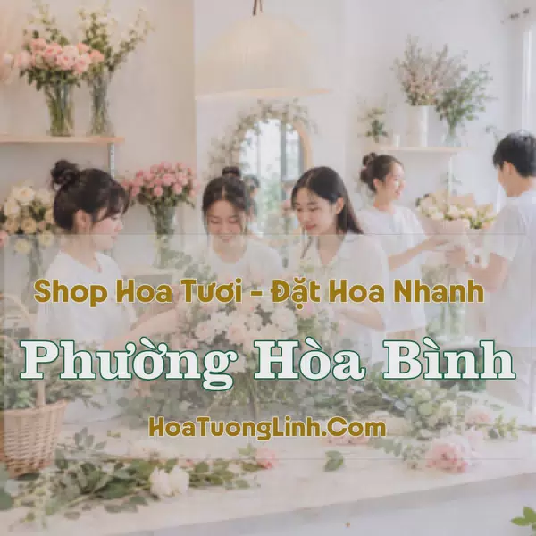 Đặt Hoa Online Phường Hòa Bình, Phú Thọ - Tư Vấn Theo Yêu Cầu