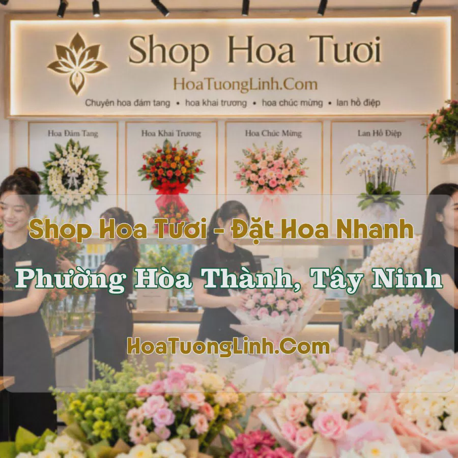 Đặt Hoa Online Phường Hòa Thành, Tây Ninh - Tư Vấn Mức Chi
