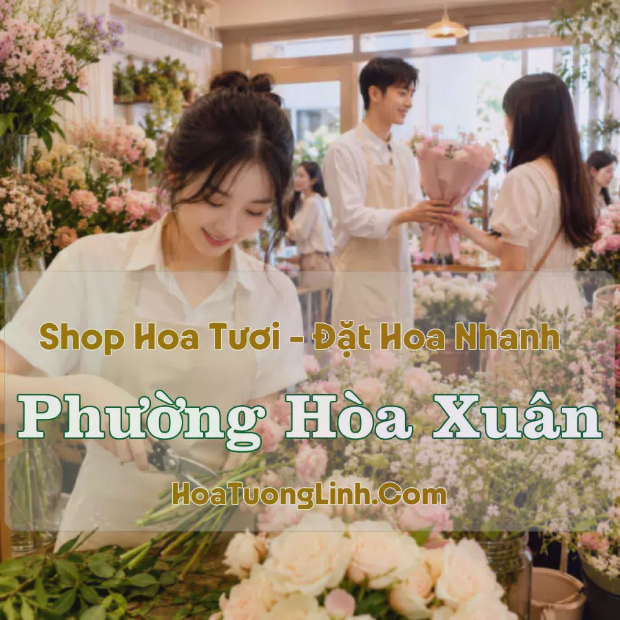 Cửa Hàng Hoa Tươi Phường Hòa Xuân, Đà Nẵng - Thiết Kế Theo Yêu Cầu
