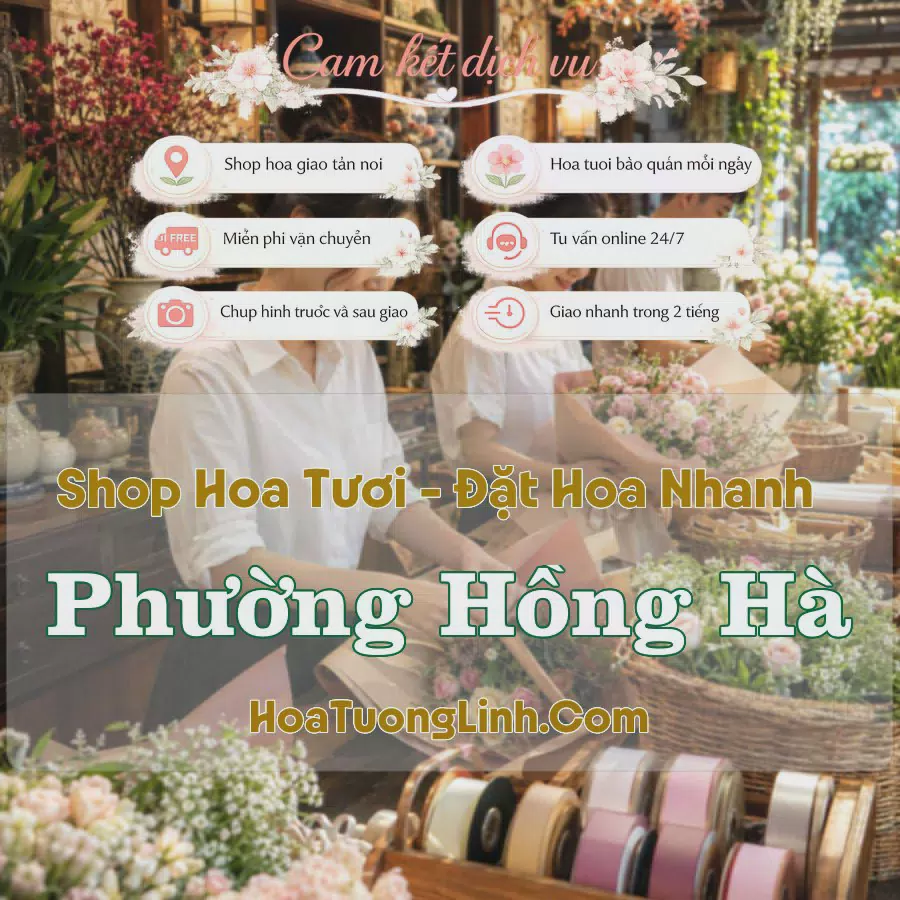Shop Hoa Tươi Phường Hồng Hà - Hà Nội