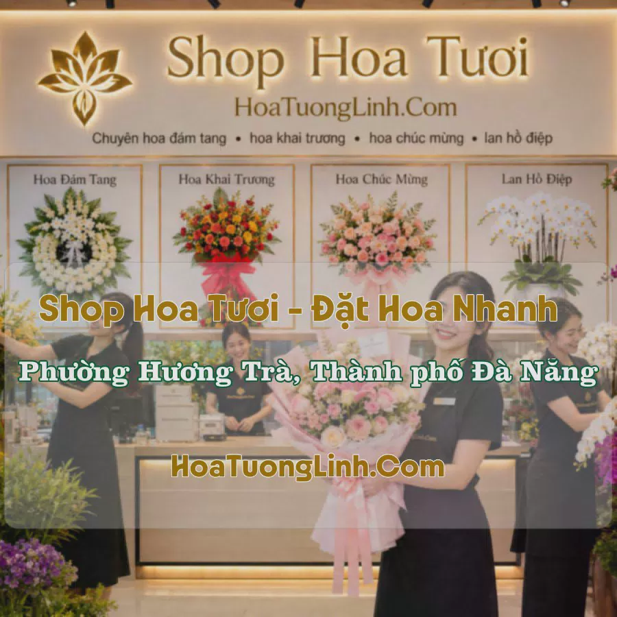 Shop Hoa Phường Hương Trà, Đà Nẵng - Nhiều Kiểu Dáng