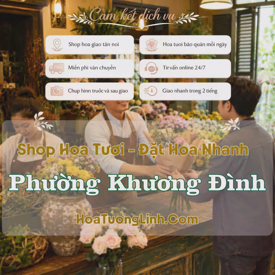 Shop Hoa Tươi Phường Khương Đình - Hà Nội