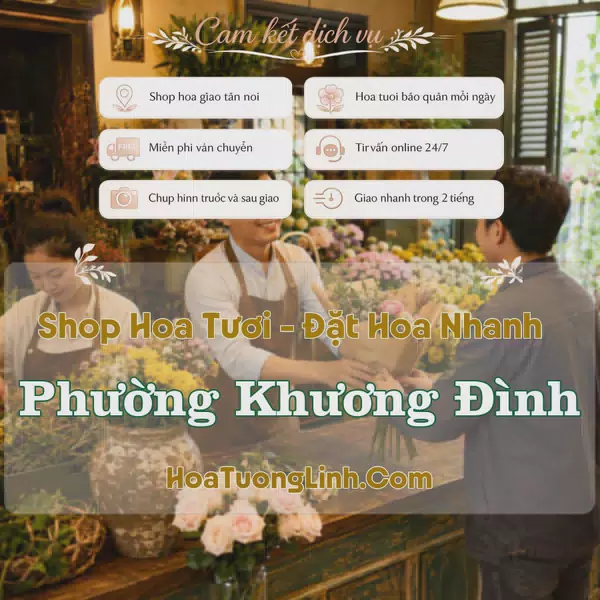 Shop Hoa Tươi Phường Khương Đình - Hà Nội