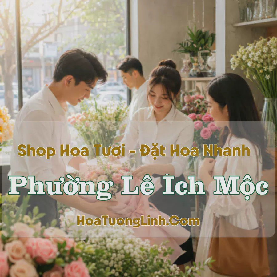 Tiệm Hoa Tươi Phường Lê Ích Mộc, Hải Phòng - Đặt Hoa Online