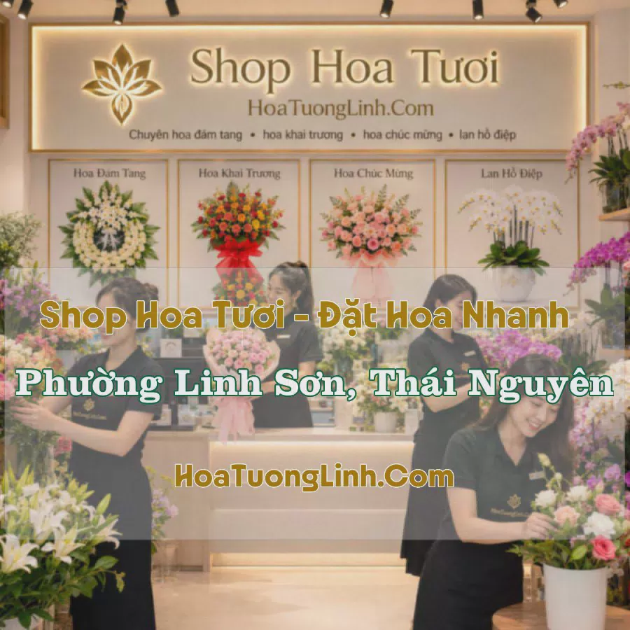 Shop Hoa Tươi Phường Linh Sơn, Thái Nguyên - Giao Tận Nơi