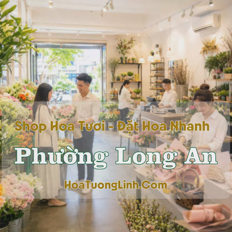 Cửa Hàng Hoa Tươi Phường Long An, Tây Ninh - Nhiều Mẫu Đẹp