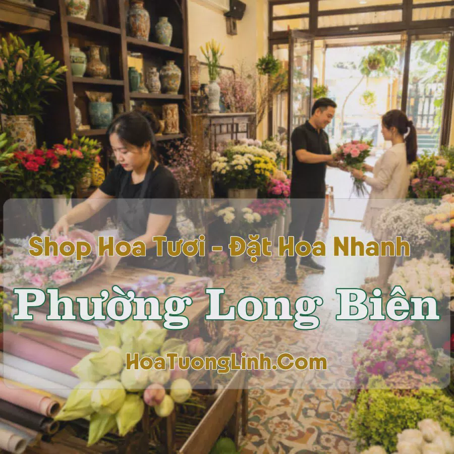 Tiệm Hoa Tươi Phường Long Biên, Hà Nội - Đặt Hoa Online