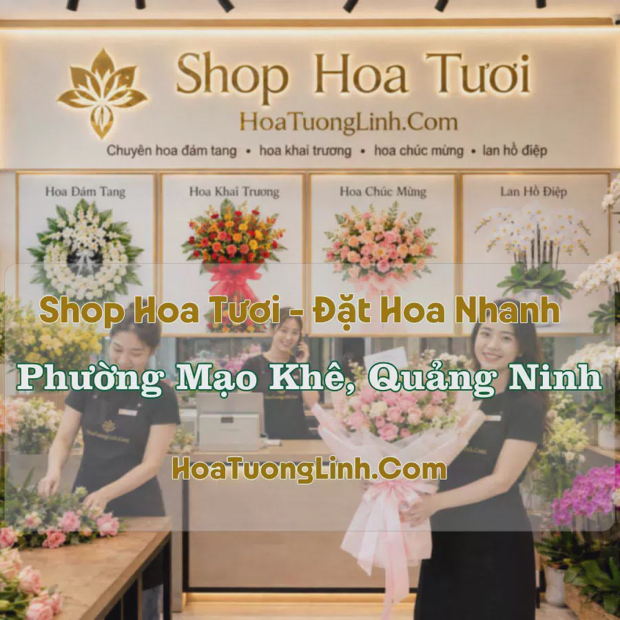Shop Hoa Phường Mạo Khê, Quảng Ninh - Thiết Kế Theo Yêu Cầu