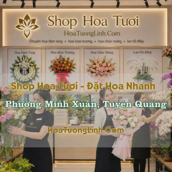Tiệm Hoa Tươi Phường Minh Xuân, Tuyên Quang - Đặt Hoa Online