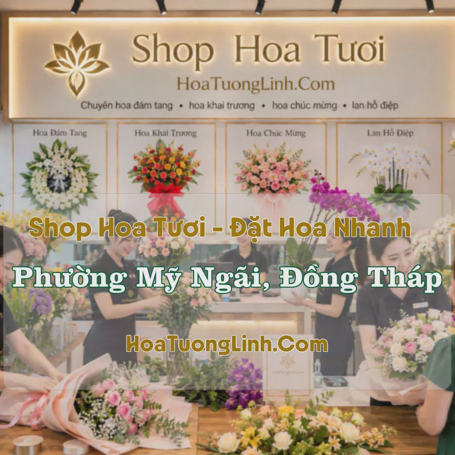 Tiệm Hoa Tươi Phường Mỹ Ngãi, Đồng Tháp - Đặt Hoa Online