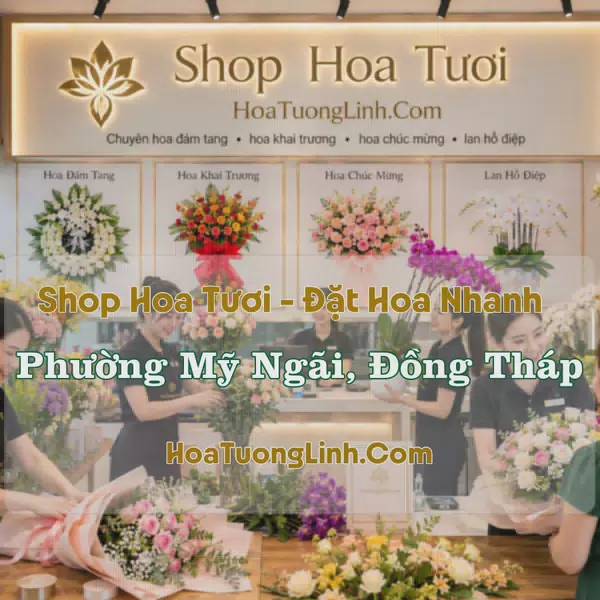 Tiệm Hoa Tươi Phường Mỹ Ngãi, Đồng Tháp - Đặt Hoa Online