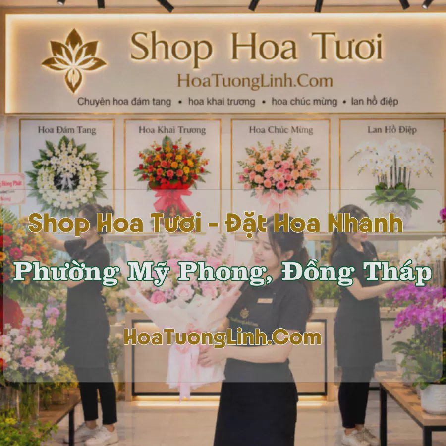 Shop Hoa Tươi Phường Mỹ Phong, Đồng Tháp - Giao Tận Nơi