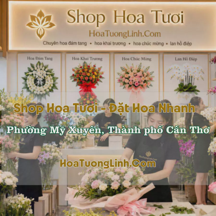 Shop Hoa Phường Mỹ Xuyên, Cần Thơ - Nhiều Kiểu Dáng
