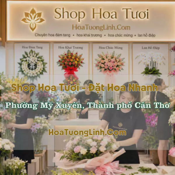Shop Hoa Phường Mỹ Xuyên, Cần Thơ - Nhiều Kiểu Dáng