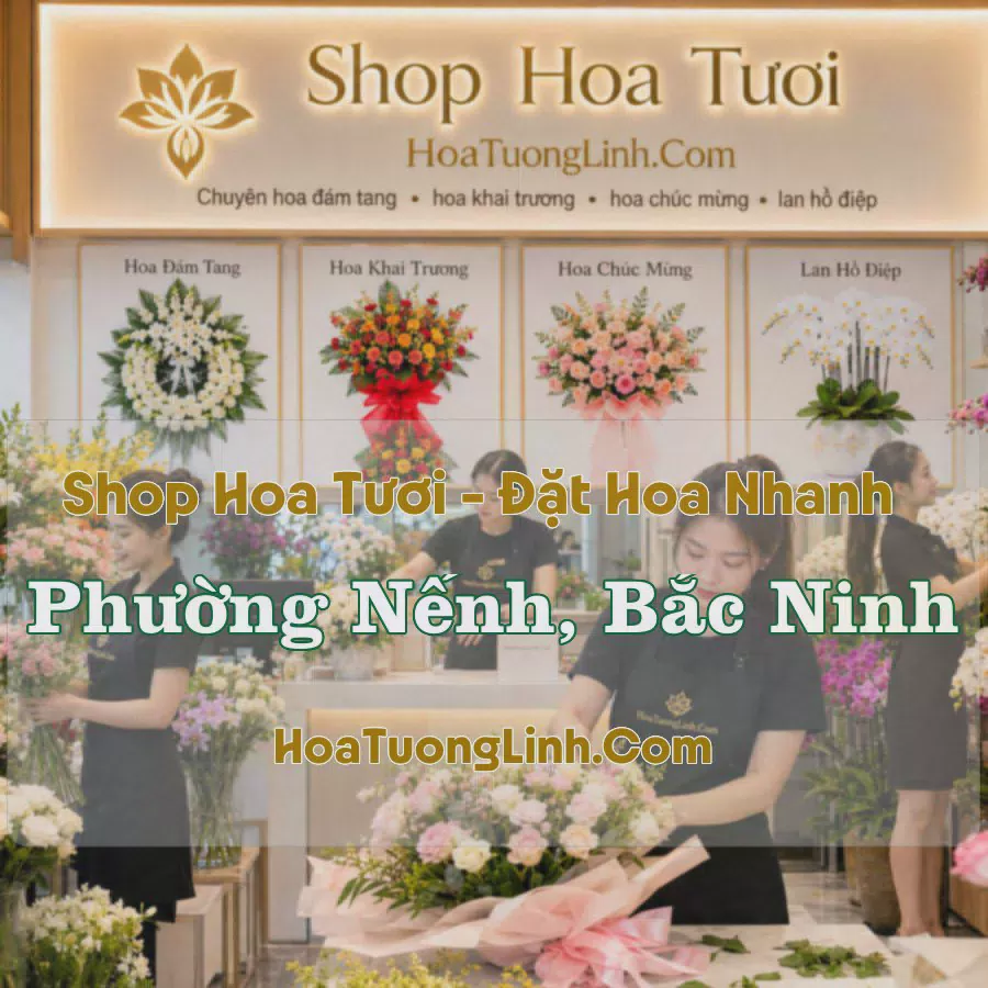 Giao Hoa Tươi Phường Nếnh, Bắc Ninh - Liên Hệ Chọn Mẫu