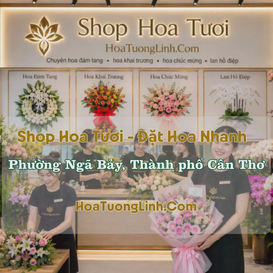 Shop Hoa Tươi Phường Ngã Bảy, Cần Thơ - Giao Tận Nơi