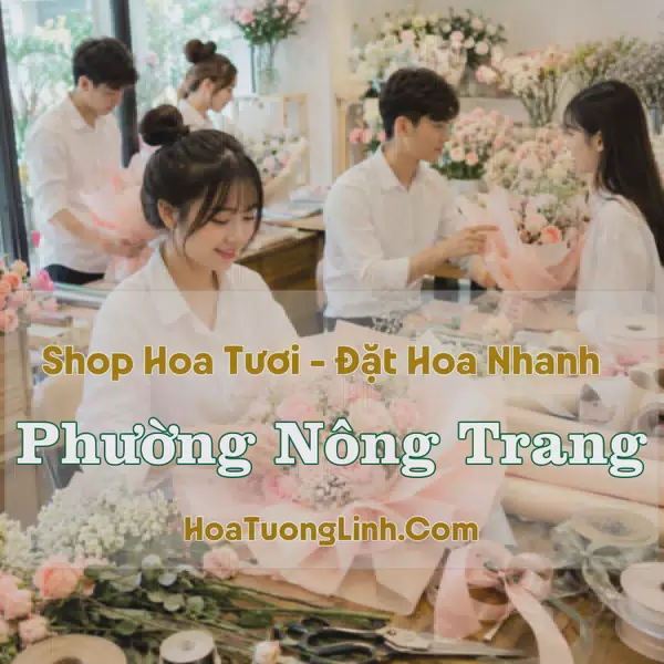 Cửa Hàng Hoa Tươi Phường Nông Trang, Phú Thọ - Nhiều Mẫu Đẹp
