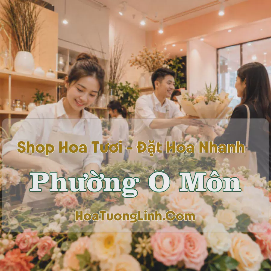 Shop Hoa Phường Ô Môn, Cần Thơ - Thiết Kế Theo Yêu Cầu