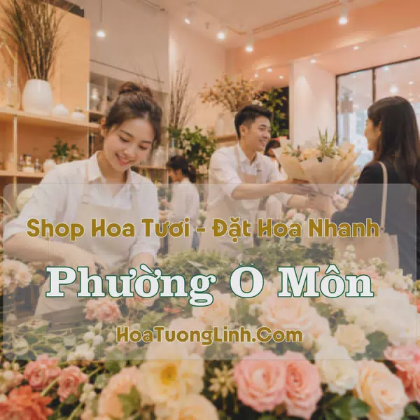 Shop Hoa Phường Ô Môn, Cần Thơ - Thiết Kế Theo Yêu Cầu