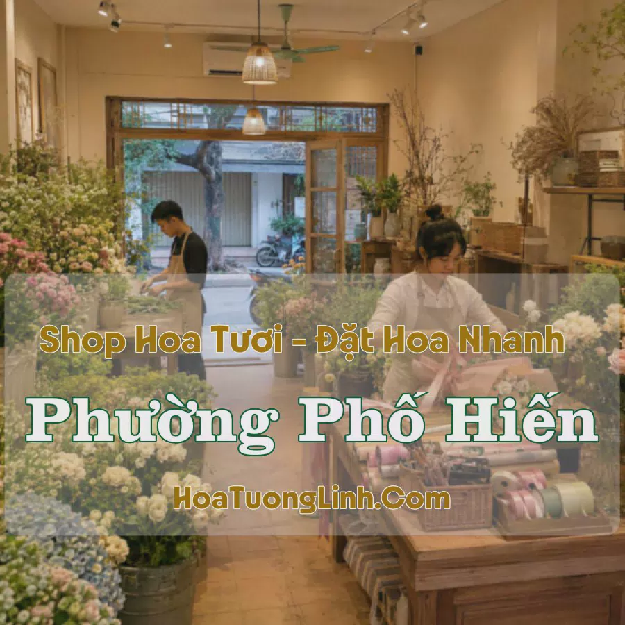 Tiệm Hoa Tươi Phường Phố Hiến, Hưng Yên - Đặt Hoa Online
