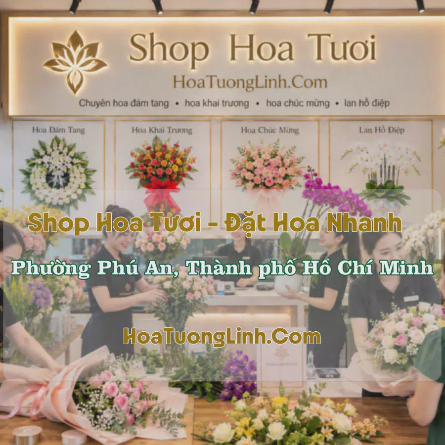 Tiệm Hoa Phường Phú An, TP.HCM - Chọn Theo Dịp