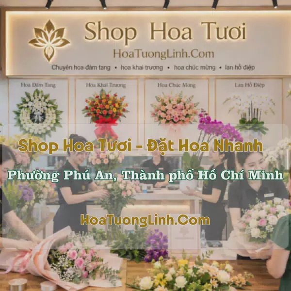 Tiệm Hoa Phường Phú An, TP.HCM - Chọn Theo Dịp