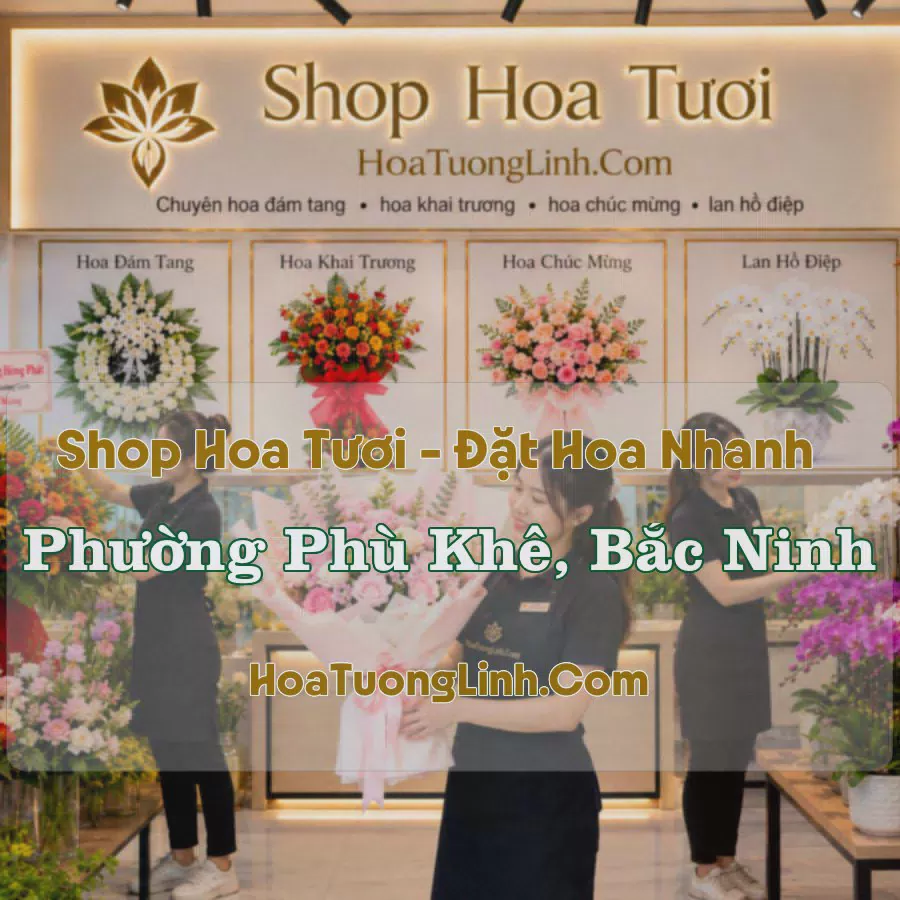 Đặt Hoa Online Phường Phù Khê, Bắc Ninh - Tư Vấn Theo Yêu Cầu