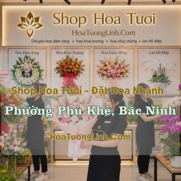 Đặt Hoa Online Phường Phù Khê, Bắc Ninh - Tư Vấn Theo Yêu Cầu