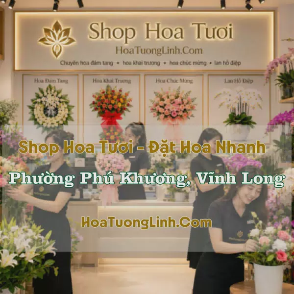 Cửa Hàng Hoa Tươi Phường Phú Khương, Vĩnh Long - Tư Vấn Chọn Mẫu