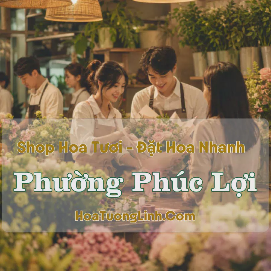 Tiệm Hoa Tươi Phường Phúc Lợi, Hà Nội - Giao Tận Nơi