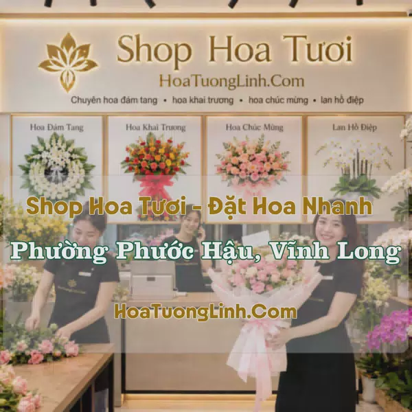 Tiệm Hoa Phường Phước Hậu, Vĩnh Long - Giao Nhanh