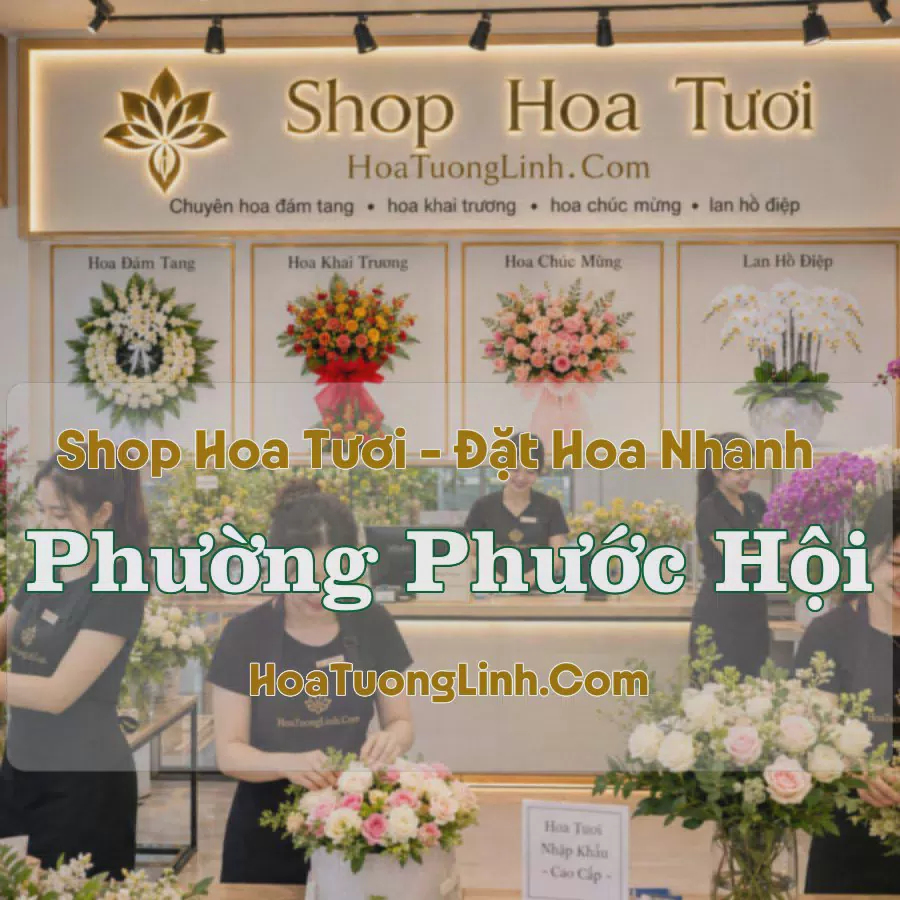 Cửa Hàng Hoa Tươi Phường Phước Hội, Lâm Đồng - Tư Vấn Chọn Mẫu