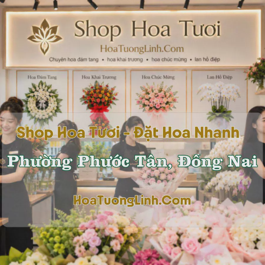 Shop Hoa Phường Phước Tân, Đồng Nai - Nhiều Kiểu Dáng