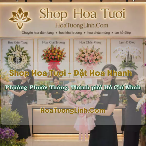 Tiệm Hoa Tươi Phường Phước Thắng, TP.HCM - Đặt Hoa Online