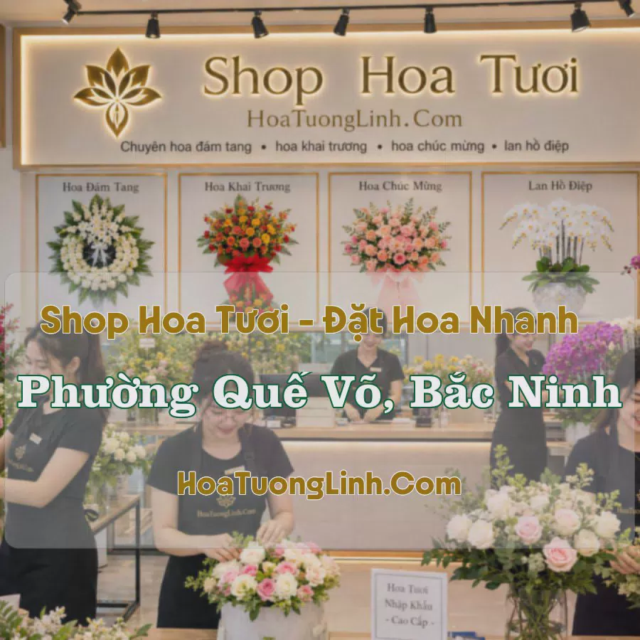 Đặt Hoa Online Phường Quế Võ, Bắc Ninh - Tư Vấn Mức Chi