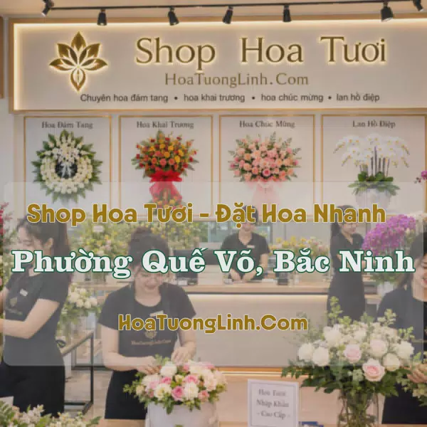 Đặt Hoa Online Phường Quế Võ, Bắc Ninh - Tư Vấn Mức Chi