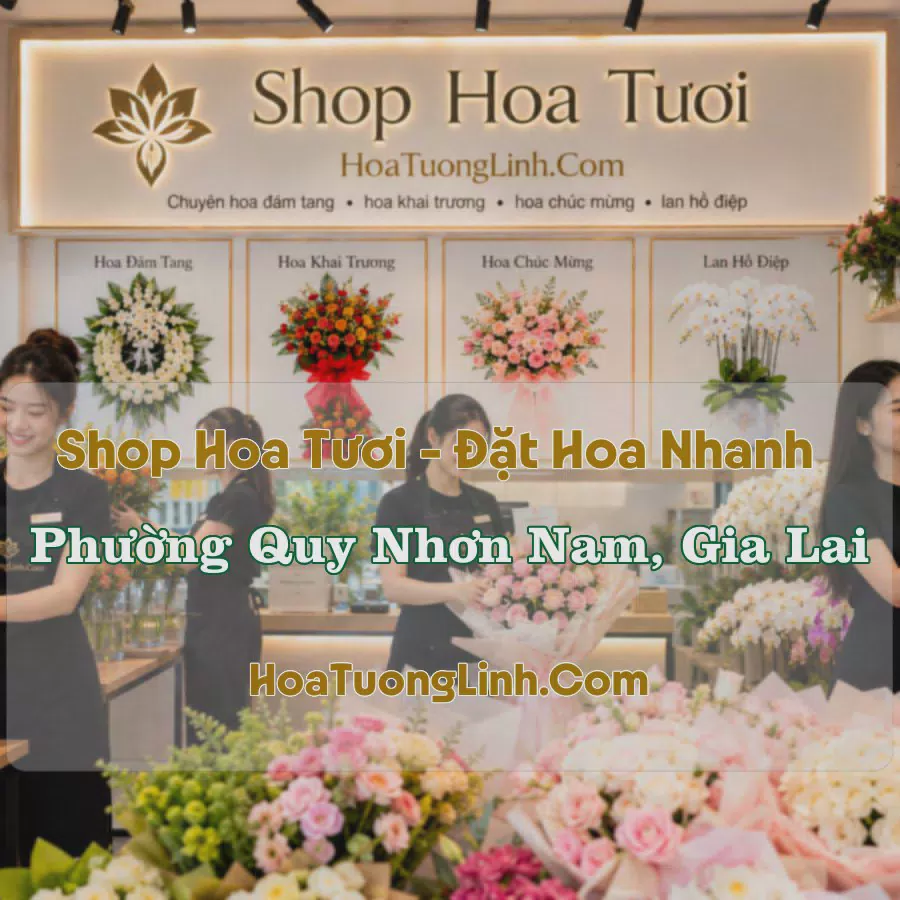 Tiệm Hoa Tươi Phường Quy Nhơn Nam, Gia Lai - Đặt Hoa Online
