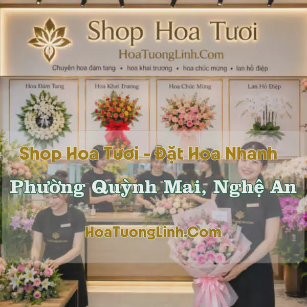 Đặt Hoa Phường Quỳnh Mai, Nghệ An - Thiết Kế Theo Yêu Cầu