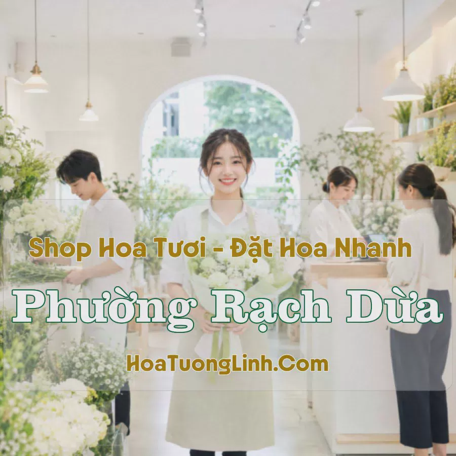 Cửa Hàng Hoa Tươi Phường Rạch Dừa, TP.HCM - Nhiều Mẫu Đẹp