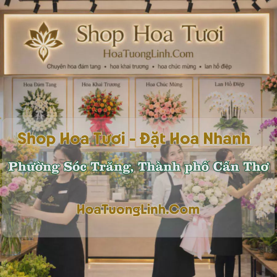 Tiệm Hoa Tươi Phường Sóc Trăng, Cần Thơ - Đặt Hoa Online