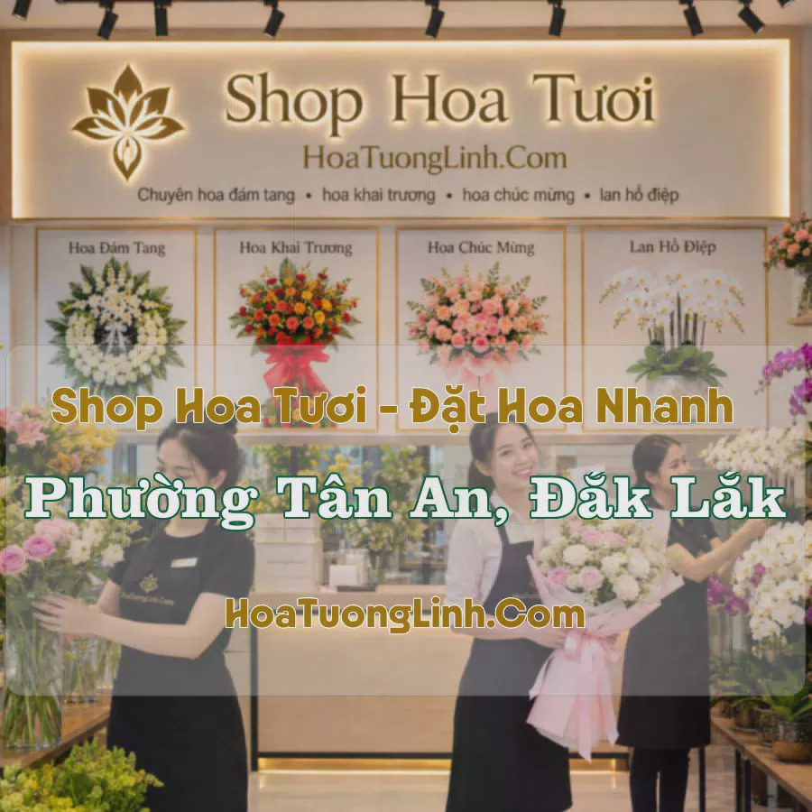Cửa Hàng Hoa Tươi Phường Tân An, Đắk Lắk - Tư Vấn Chọn Mẫu