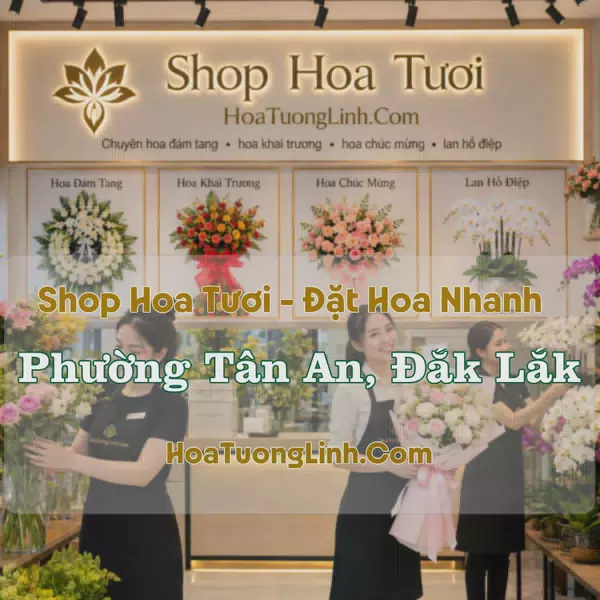 Cửa Hàng Hoa Tươi Phường Tân An, Đắk Lắk - Tư Vấn Chọn Mẫu