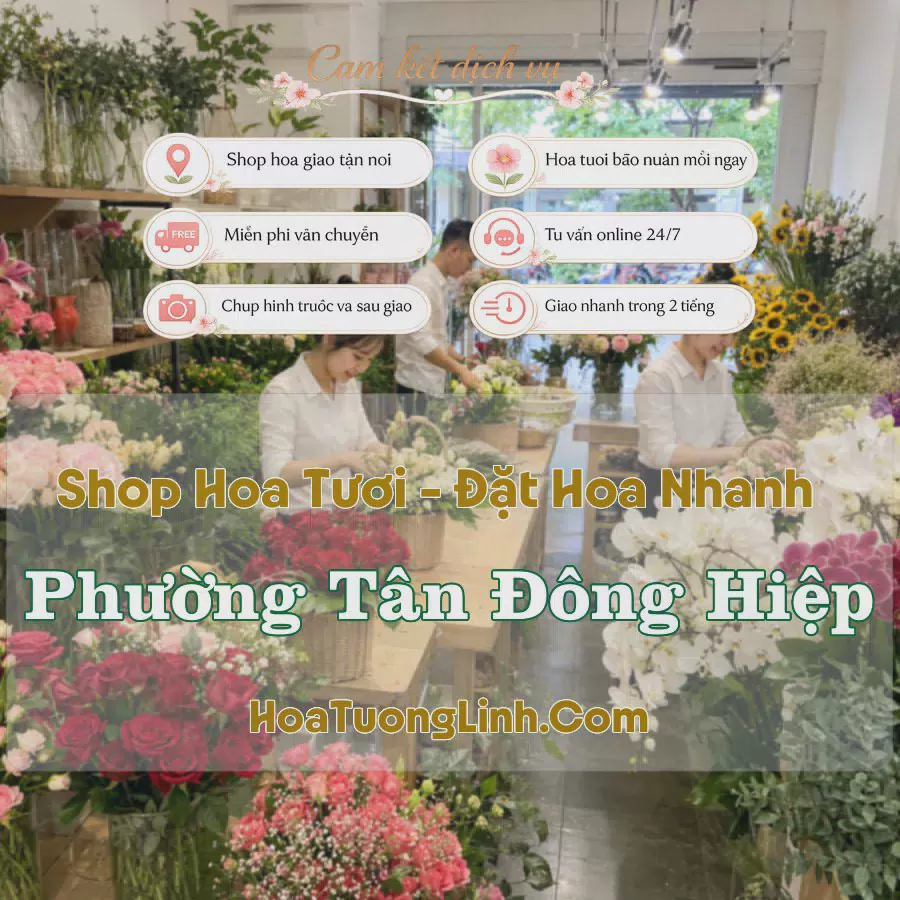 Shop Hoa Tươi Phường Tân Đông Hiệp - Bình Dương