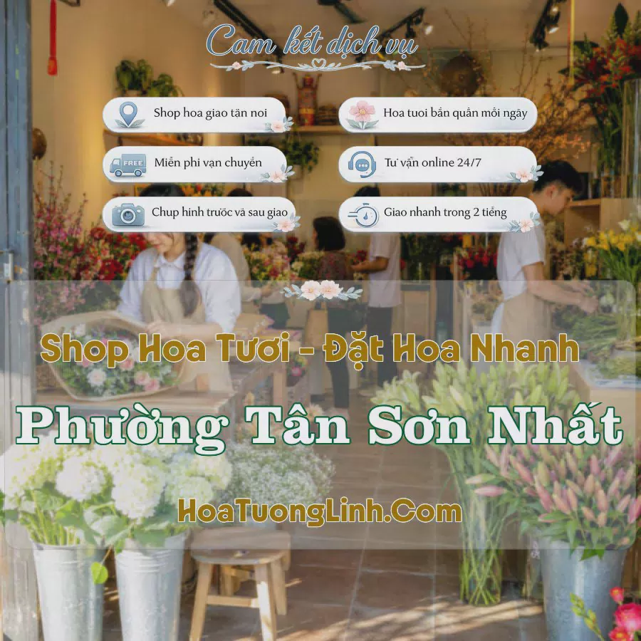 Shop Hoa Tươi Phường Tân Sơn Nhất - Hồ Chí Minh