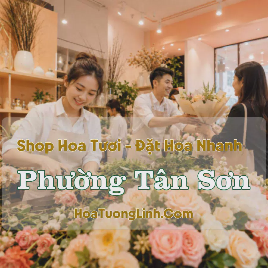Cửa Hàng Hoa Tươi Phường Tân Sơn, TP.HCM - Giao Tận Nơi