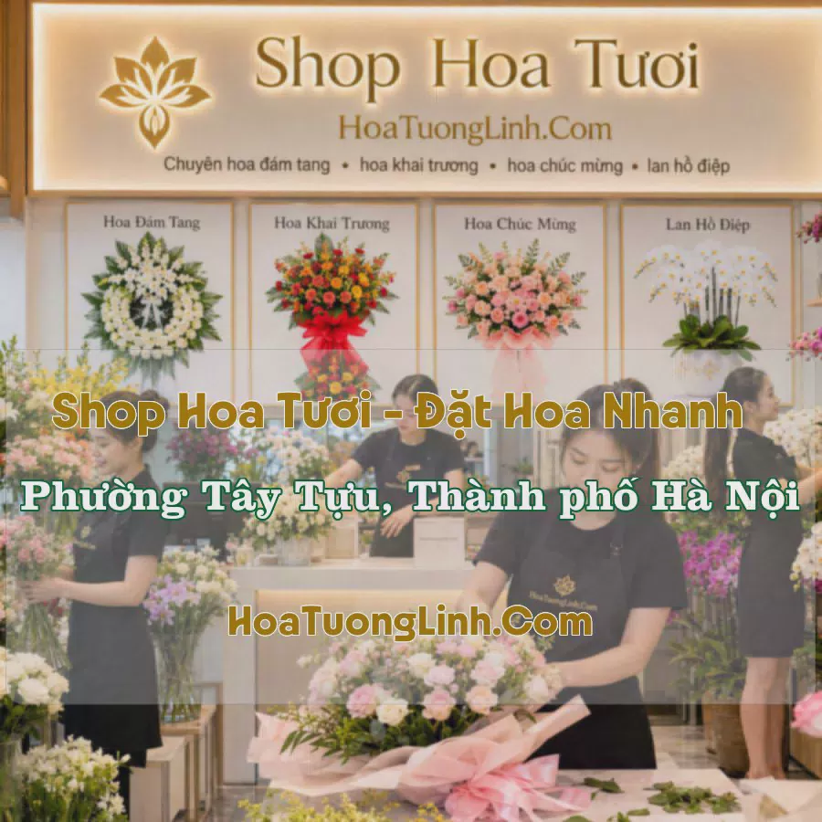Đặt Hoa Online Phường Tây Tựu, Hà Nội - Tư Vấn Mức Chi