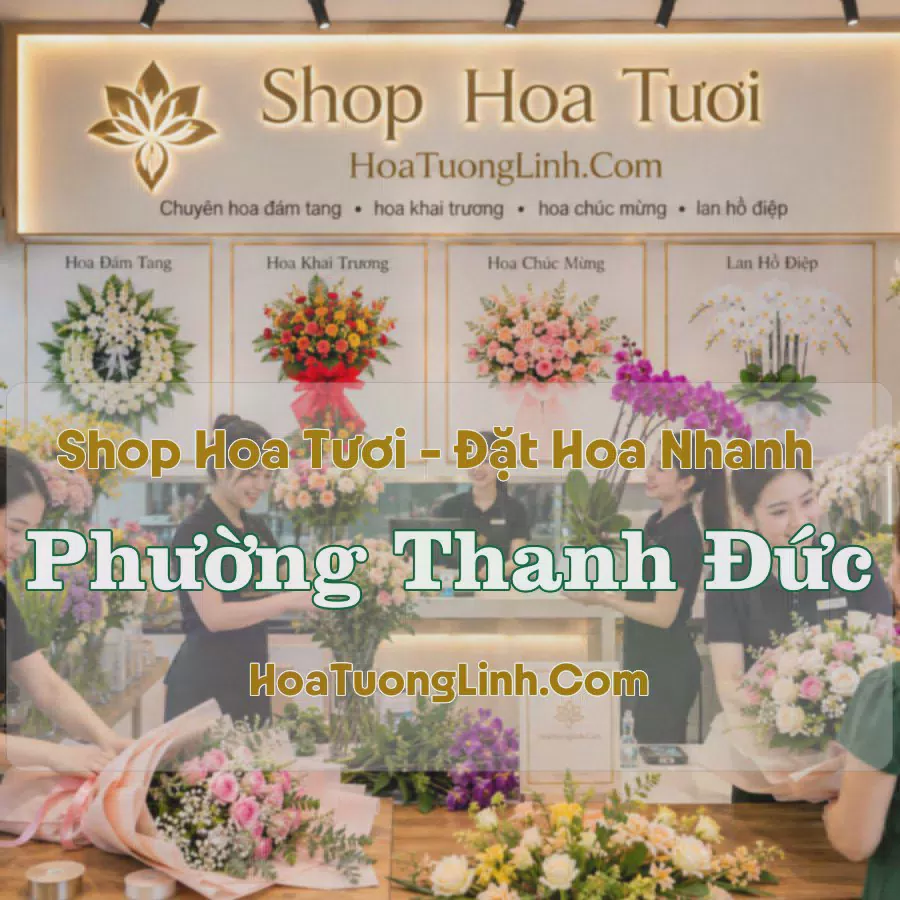 Tiệm Hoa Tươi Phường Thanh Đức, Vĩnh Long - Đặt Hoa Online